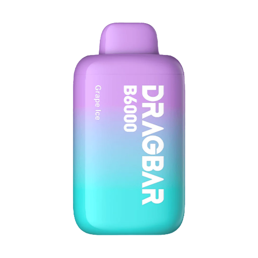 Drag Bar B6000 Puff - Grape Ice - 5%