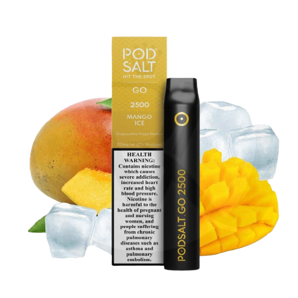 POD Salt 2500 puffs Mango Ice 2%