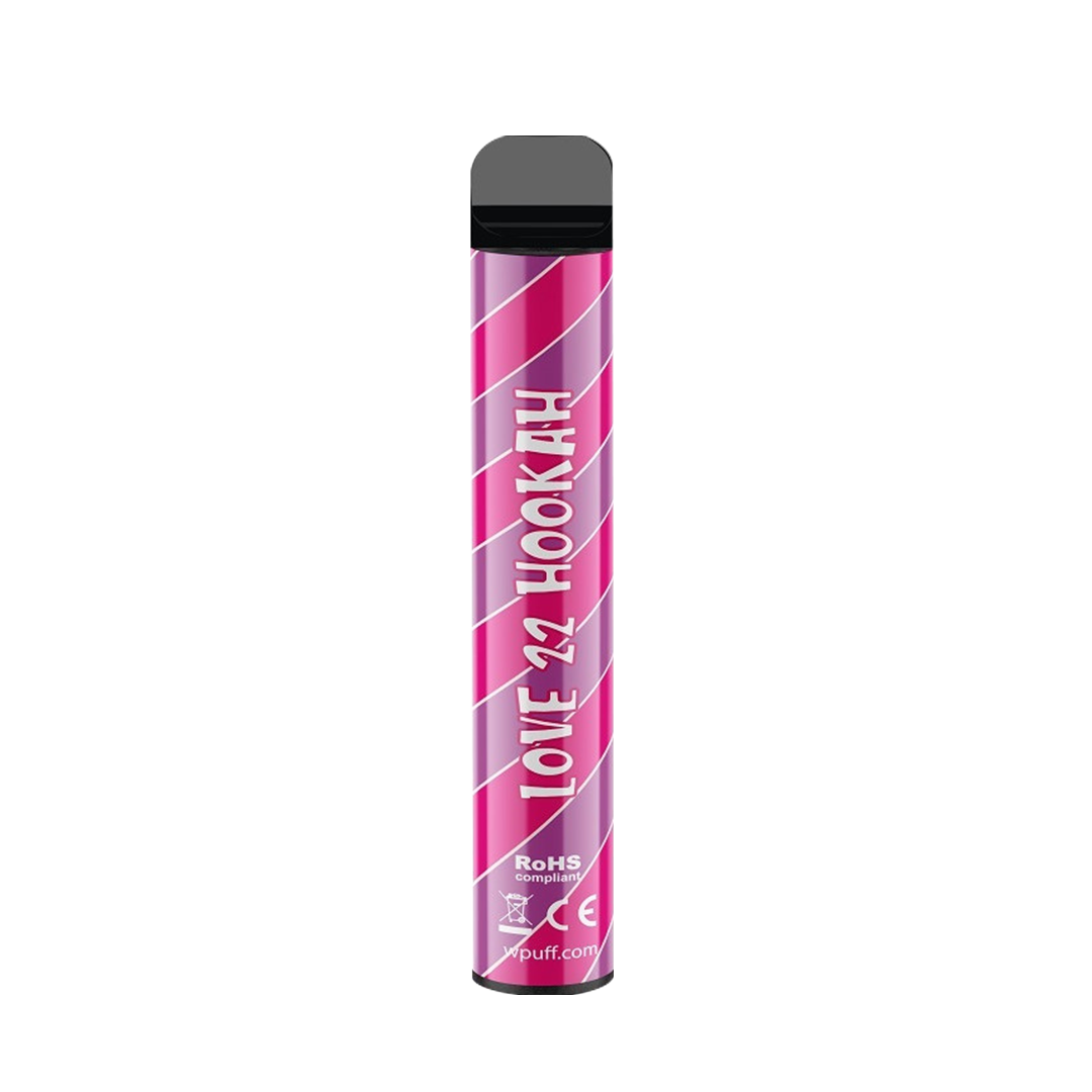 Wpuff Magnum Liquideo - Love 22 Hookah - Jetable 2000 taffs 2%