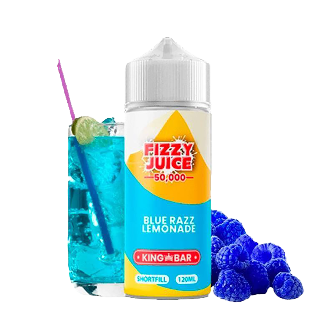 Fizzy Juice King Bar - Bluerazz Lemonade - 120ml
