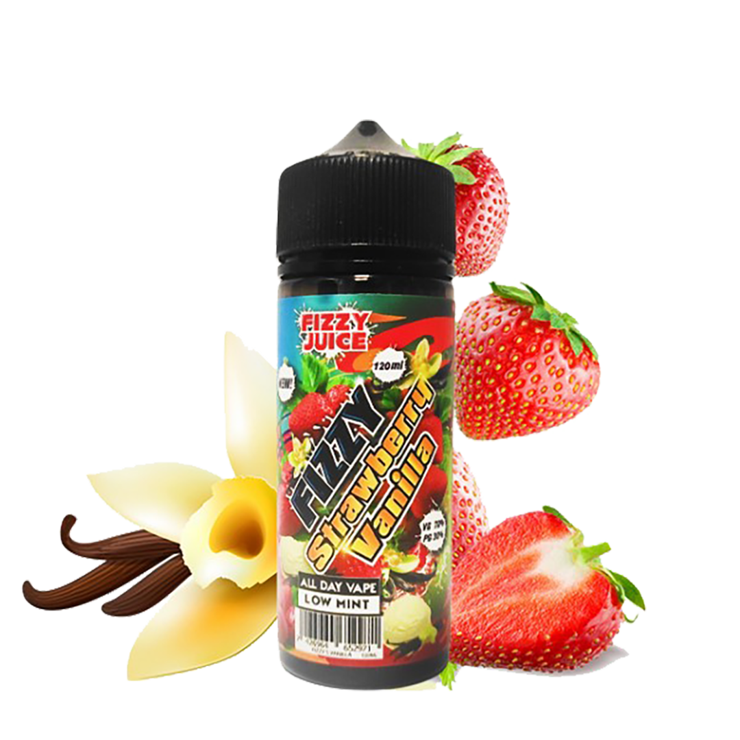 Fizzy Juice Strawberry Vanilla - 120ml