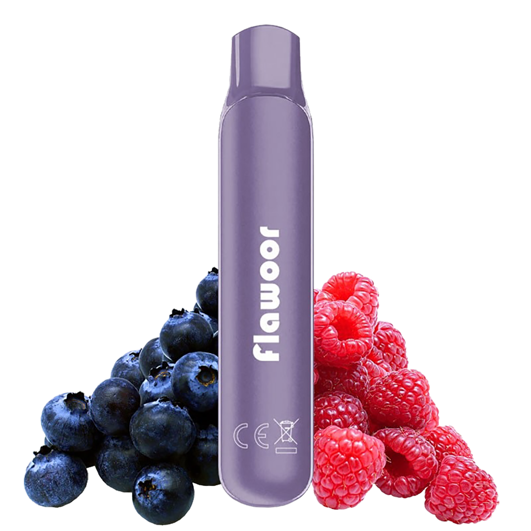 Flawoor 600puffs Myrtilles framboise