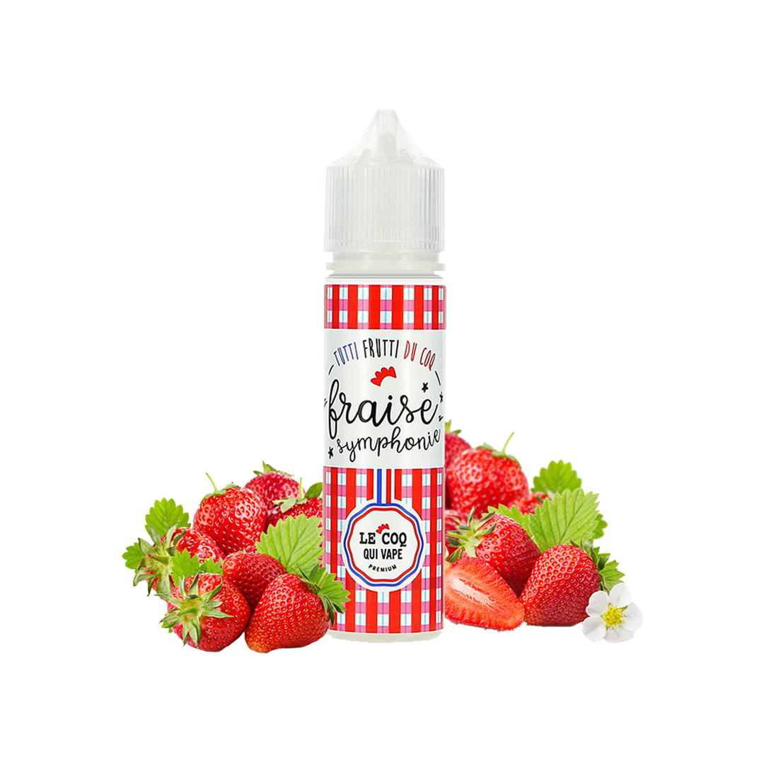 Fraise Symphonie Le Coq Qui Vape 60ml