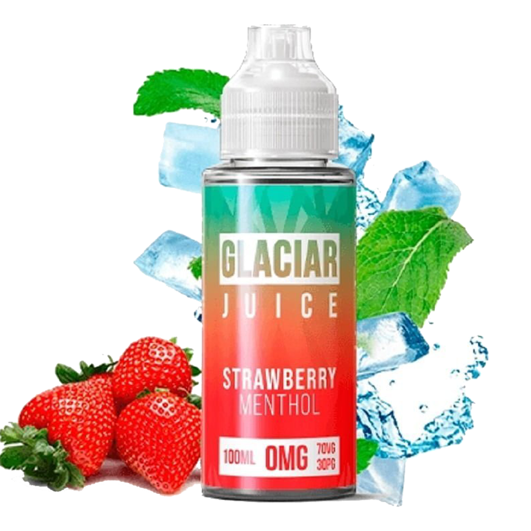 Glaciar juice Strawberry menthol 120ml