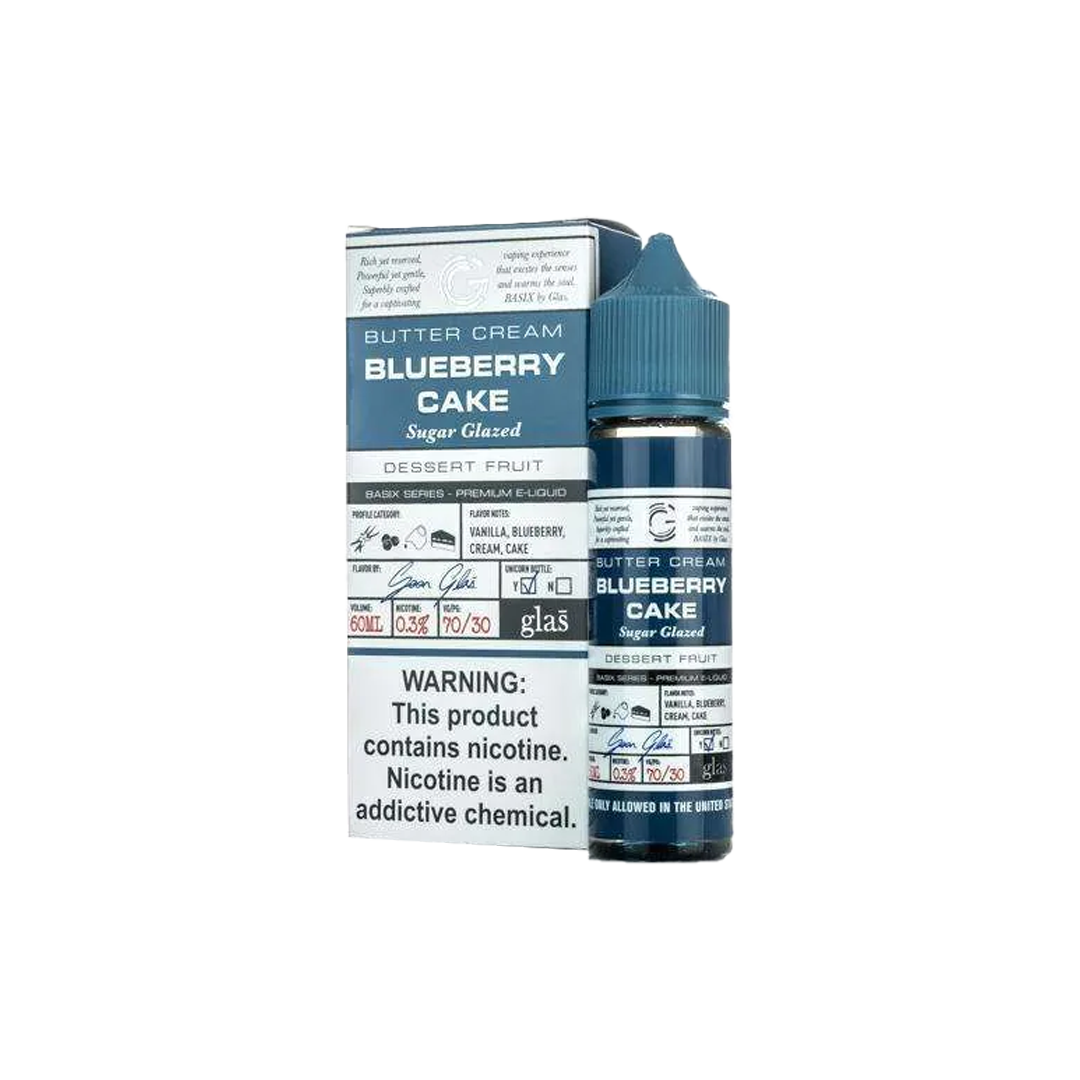 Glas Basix - Butter Cream Blueberry Cake sugar Glazed 60ml - 6mg