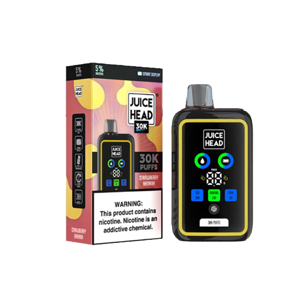 JUICE HEAD 30K Puffs - Strawberry Banana - 5%