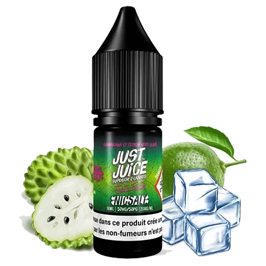 JUST JUICE – NIC SALT – ICE -  GUANABANA LIME ON ICE 10ML / 20mg