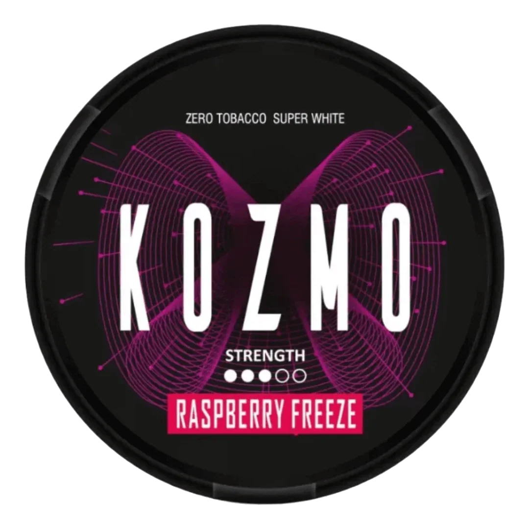 Kozmo Nicotine Pouches - Raspberry Freeze - 24mg