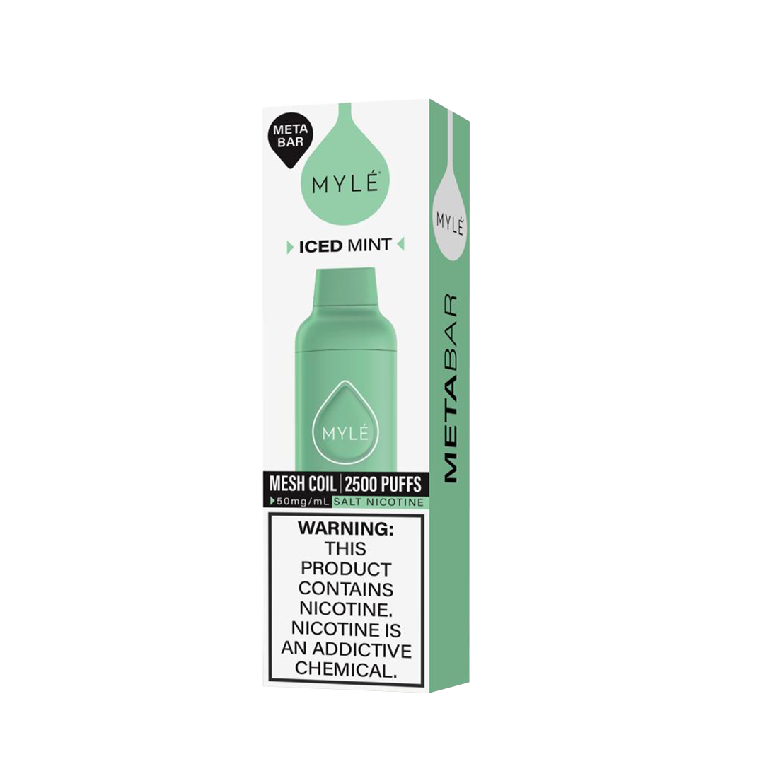 Myle Meta Bar - Iced Mint - 2500 Taffs 5%