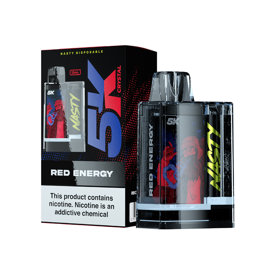 Nasty 5k Crystal - RED ENERGY 5000 puffs 5%