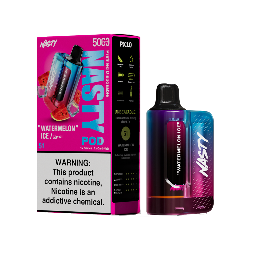 Nasty Pod 5k - Watermelon Ice - kit complet - 5%