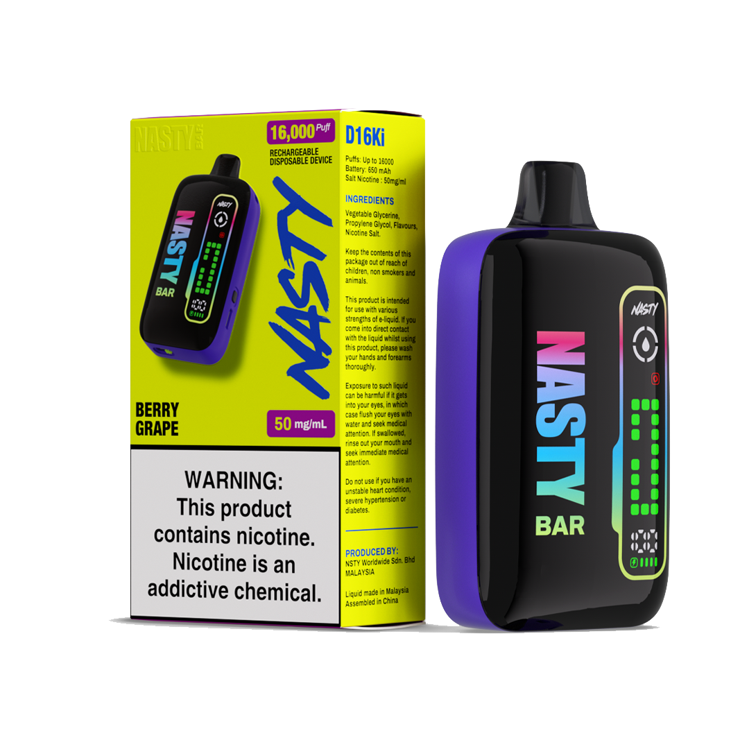 Nasty D16ki - Berry Grape - 16K Taffs 5%