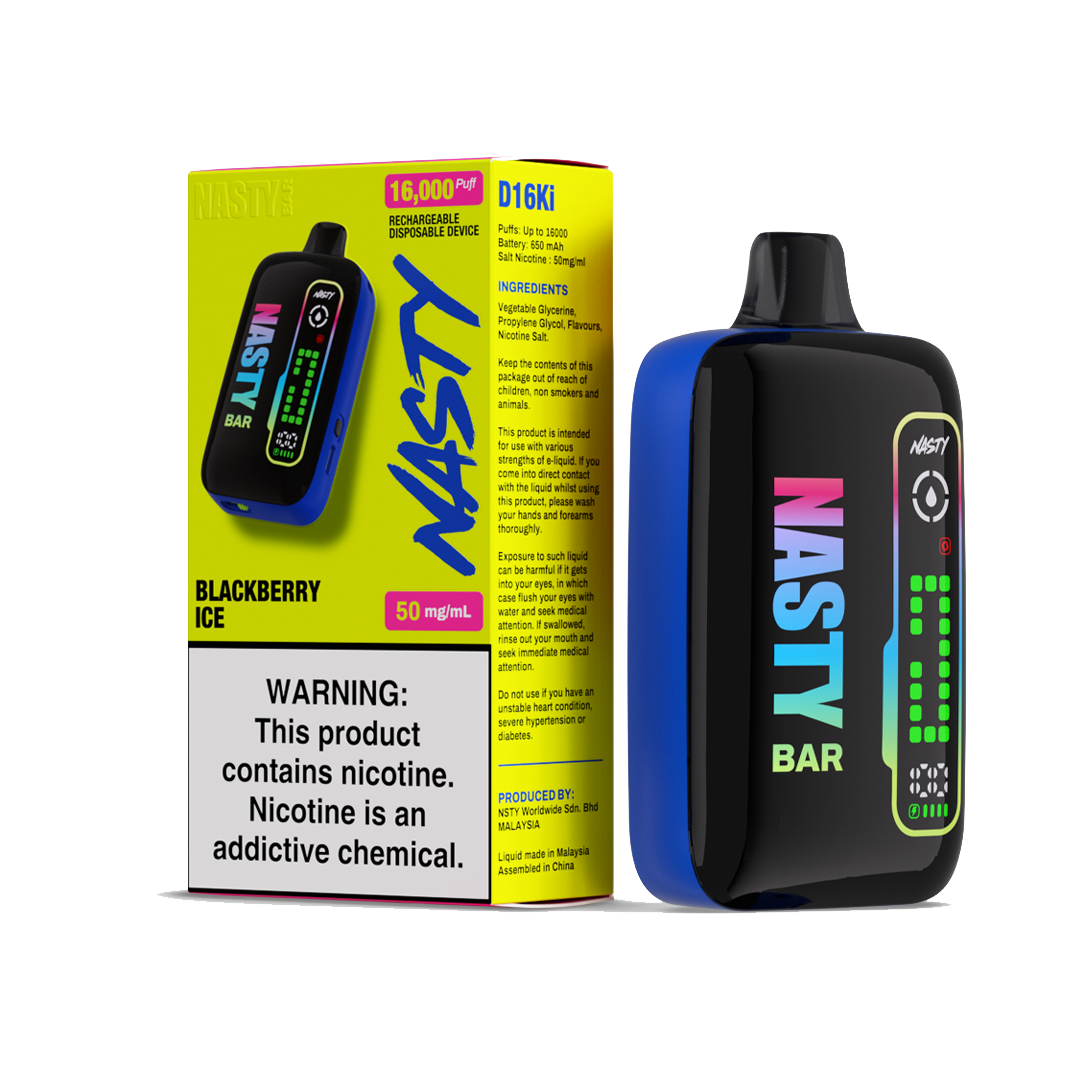Nasty D16ki - Blackberry Ice - 16K Taffs 5%