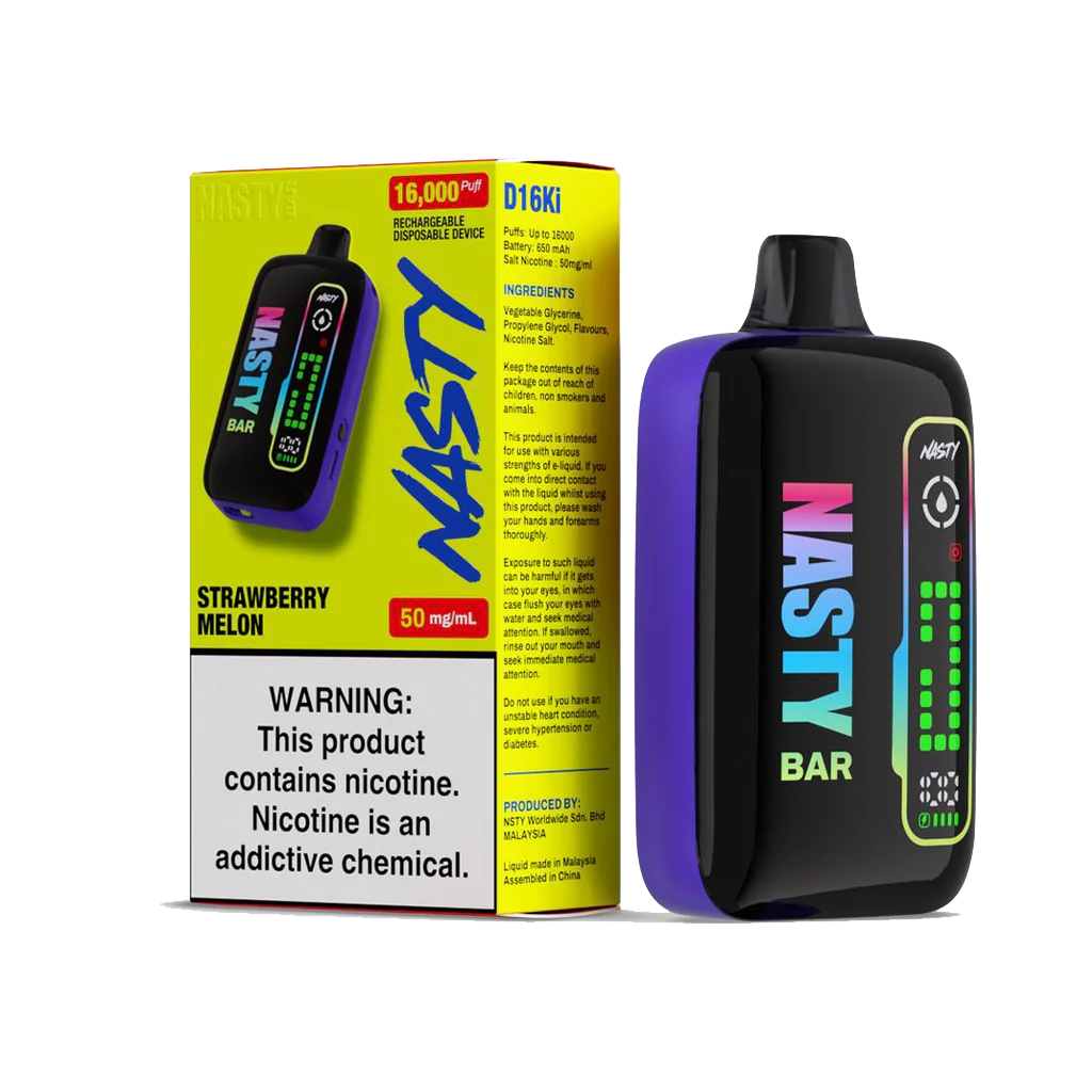 Nasty D16ki - Strawberry Melon - 16K Taffs 5%
