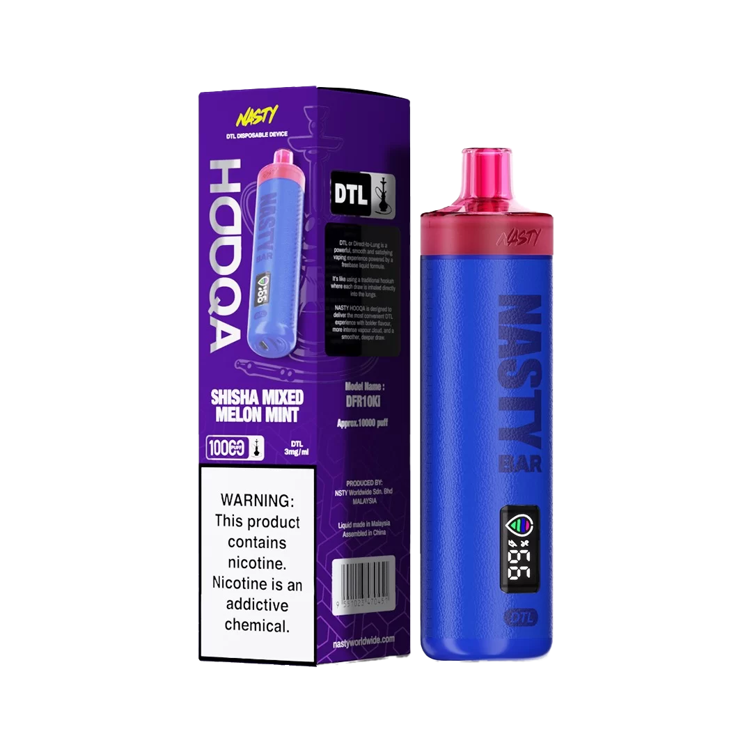 Nasty HOOQA 10K - Shisha lemon mint  - 3mg