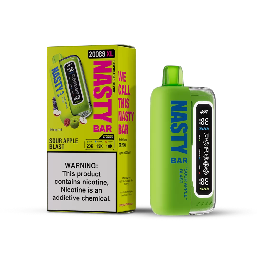 Nasty XL Turbo 20K - Sour Apple Blast - 5%