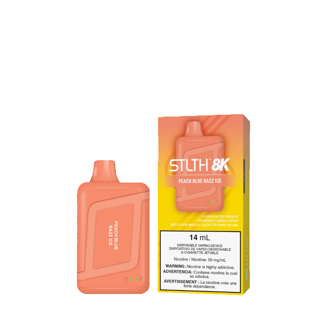 STLTH 8K - Peach Blue Razz Ice - 5%