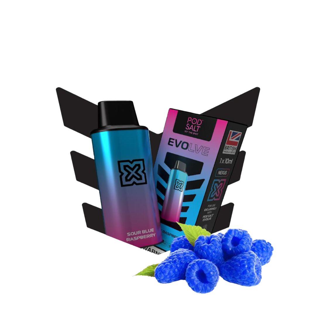 POD SALT - EVOLVE POD 5000 Taffs - Nexus Sour Blue Raspberry