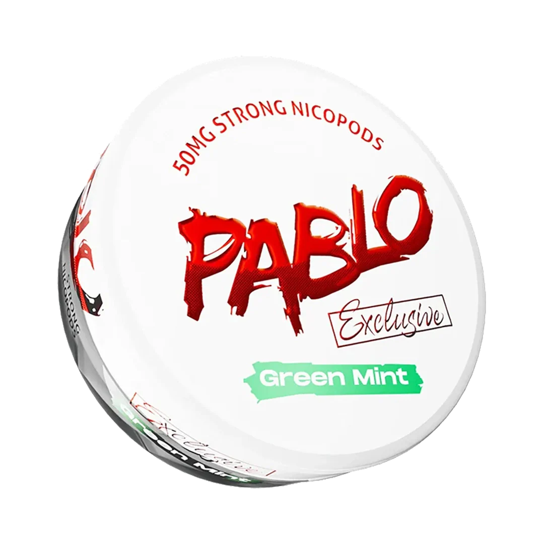 Pablo Exclusive - Nicotine Pouche  - Green Mint - 30 mg/pouch