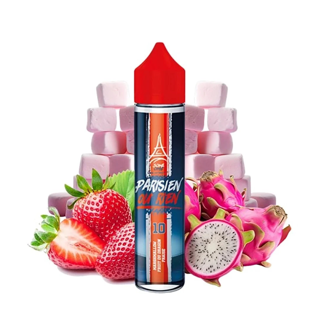 Parisien ou rien - N°10 Marshmallow fruit du dragon fraise 60ml
