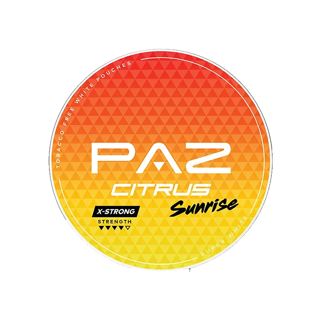 Paz Nicotine Pouche  - Citrus Sunrise X-Strong  - 10 mg/pouch