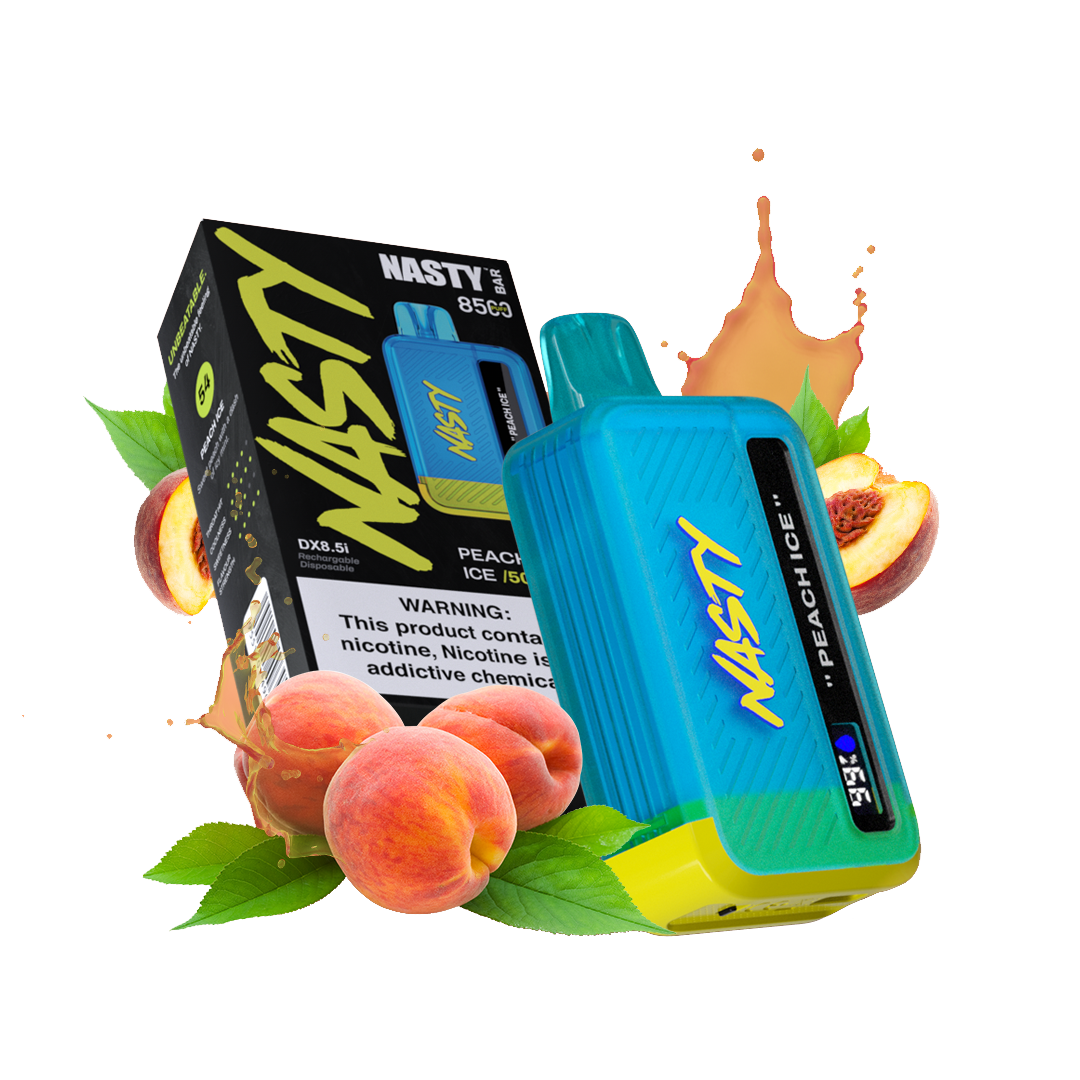 Nasty 8.5K - PEACH ICE 8500 puffs 2% / 5%