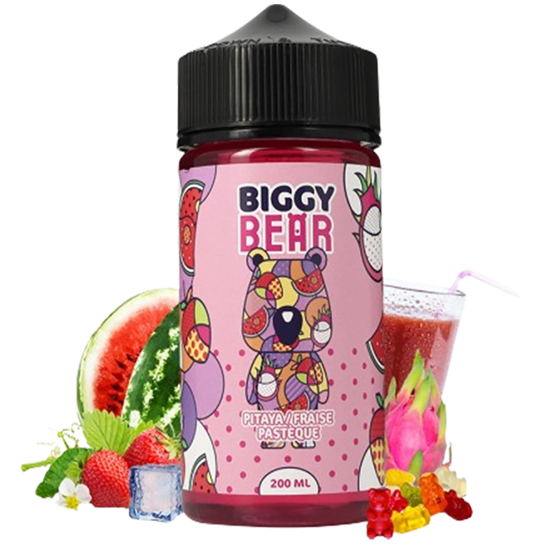 Pitaya Fraise Pastèque - Biggy Bear - 200ml