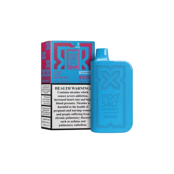 Pod Salt Nexus 6000  - Sour Blue Raspberry 5%