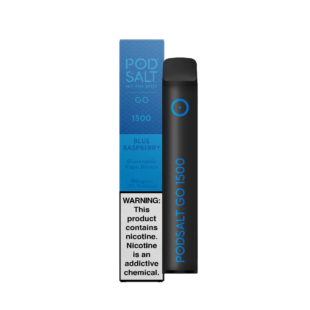 PodSalt 1500 PUFFS BLUE RASPBERRY