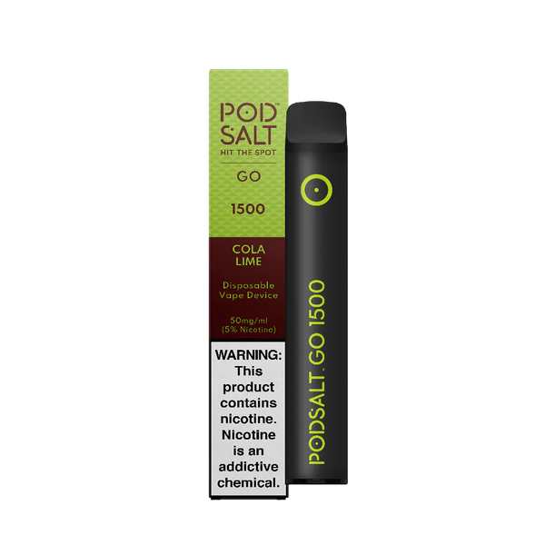 PodSalt 1500 PUFFS COLA LIME