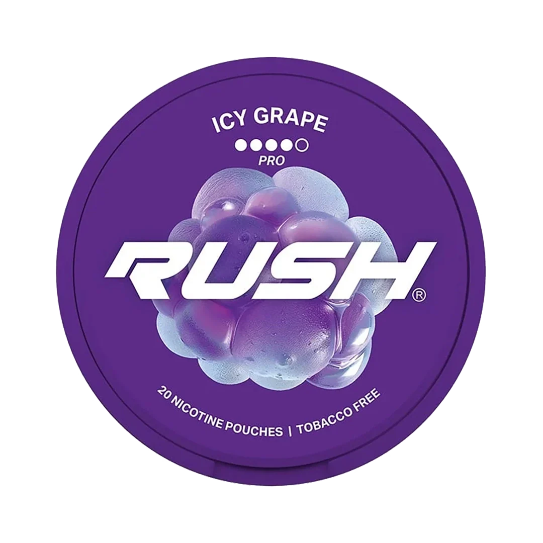 Rush Pro Nicotine Pouches - Icy Grape - 11.2mg/pouch