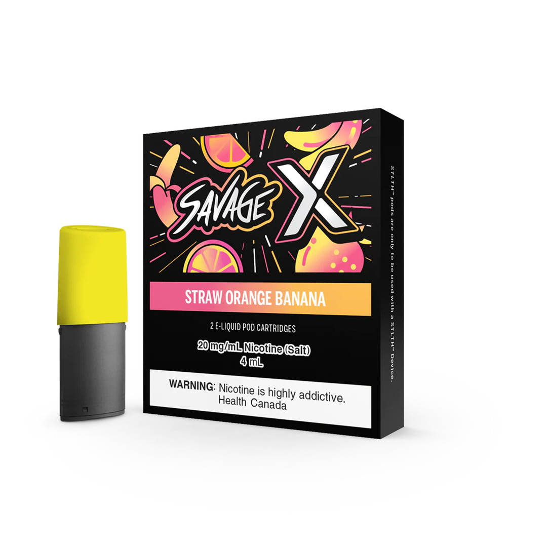 SAVAGE X Pod - Straw Orange Banana
