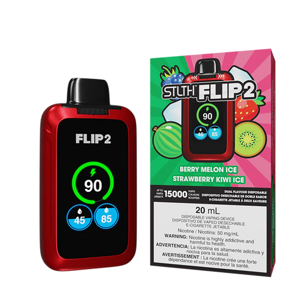 STLTH Flip 2 15K - Berry Melon Ice - Strawberry Kiwi Ice