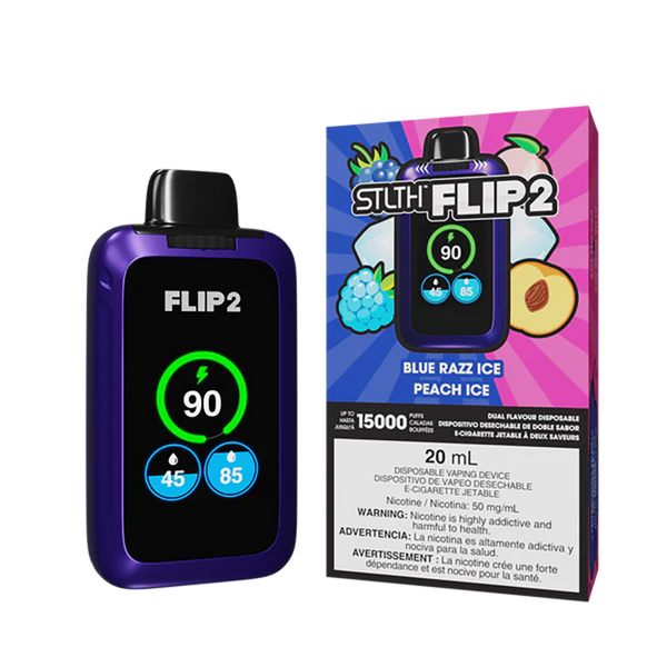 STLTH Flip 2 15K - Blue razz Ice - Peach Ice