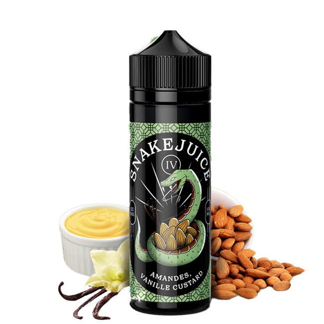 Snake Juice 100ml - Amandes Vanille Custard - 3mg