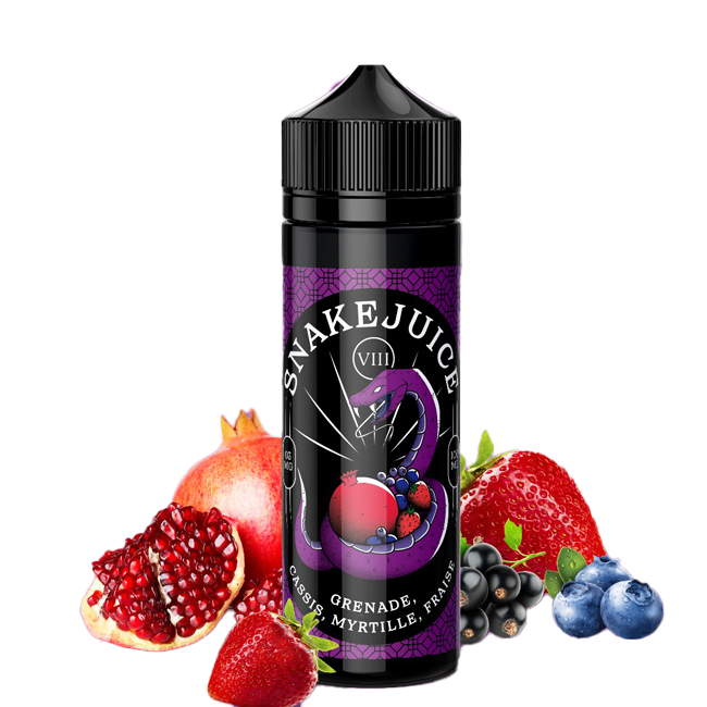 Snake Juice 100ml - Grenade Cassis Myrtille Fraise  - 3mg