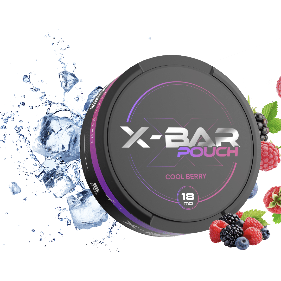 Snus x-bar Pouch Crystal Mint 18mg