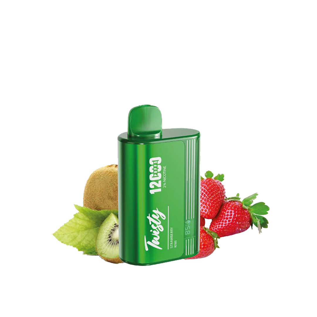 Twisty 12000 Puffs - Strawberry Kiwi - 2% / 5%