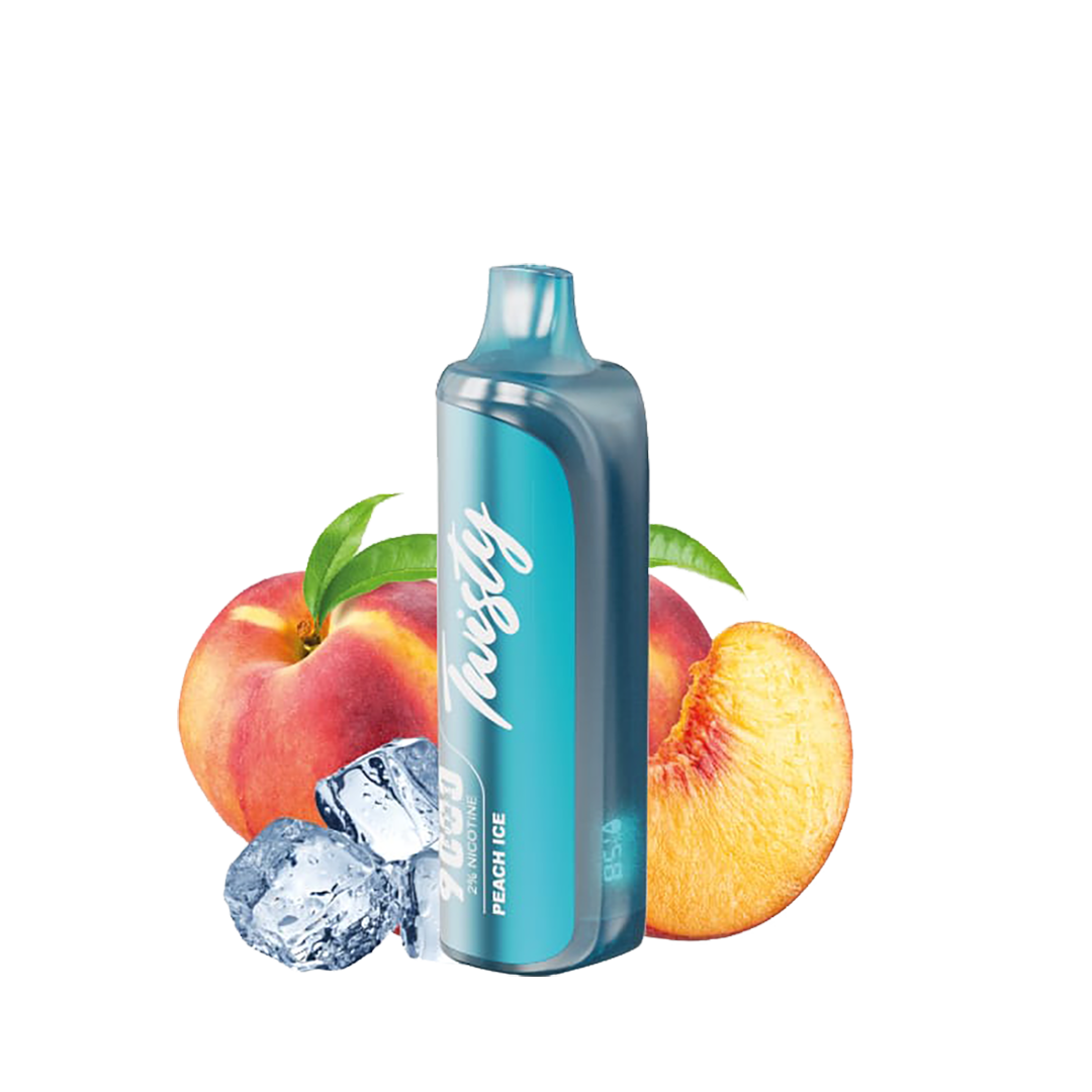 Twisty 9000 Puffs - Peach Ice - 2% / 5%