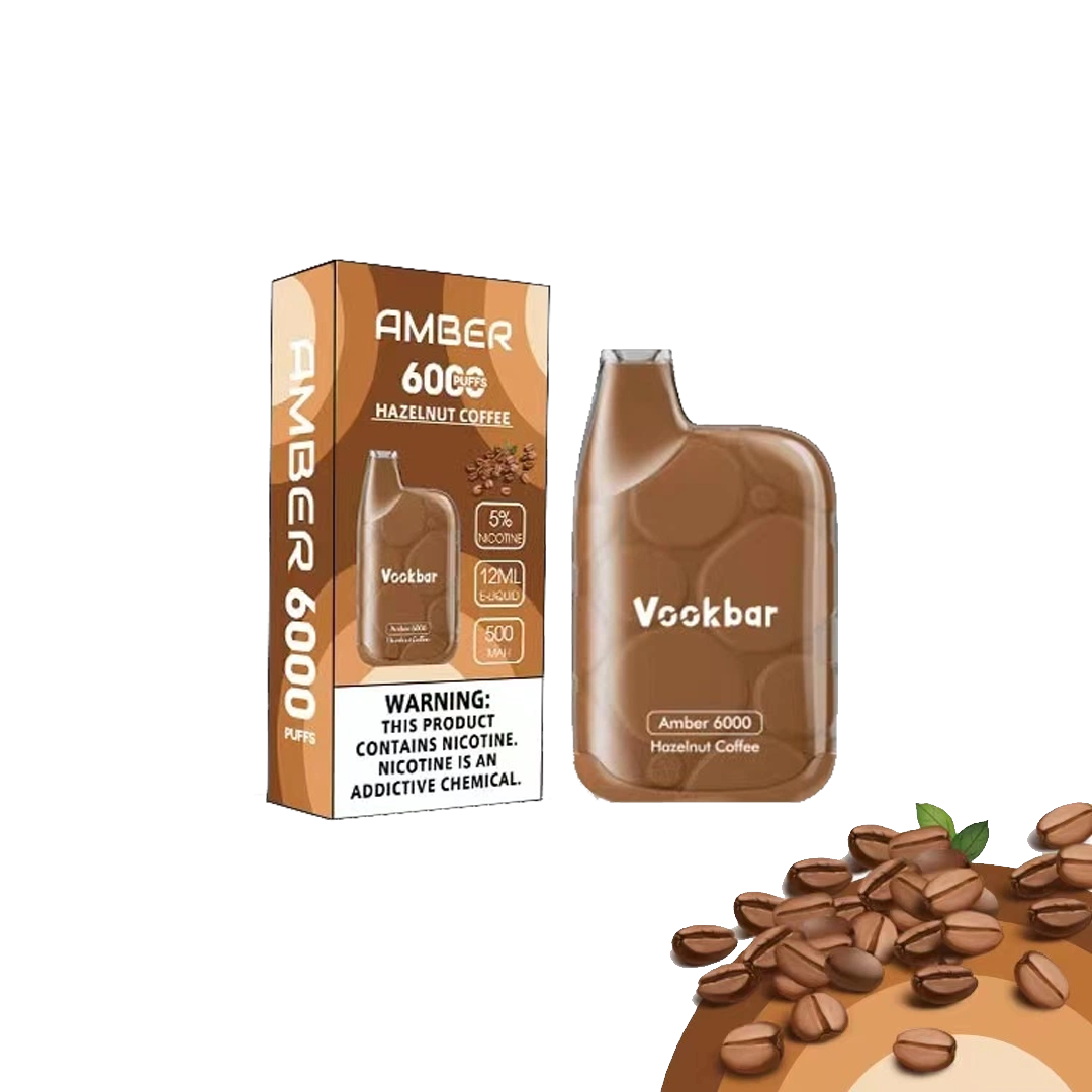 VOOKBAR Amber - Hazelnut Coffee - 6000 Taffs 5%