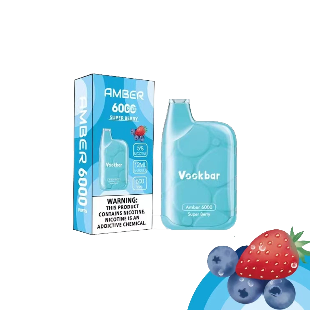 VOOKBAR Amber - Super Berry - 6000 Taffs 5%