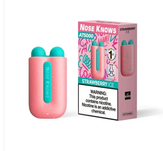 Vozol Nose Knows AT5000 - Strawberry Ice - 5K Puffs