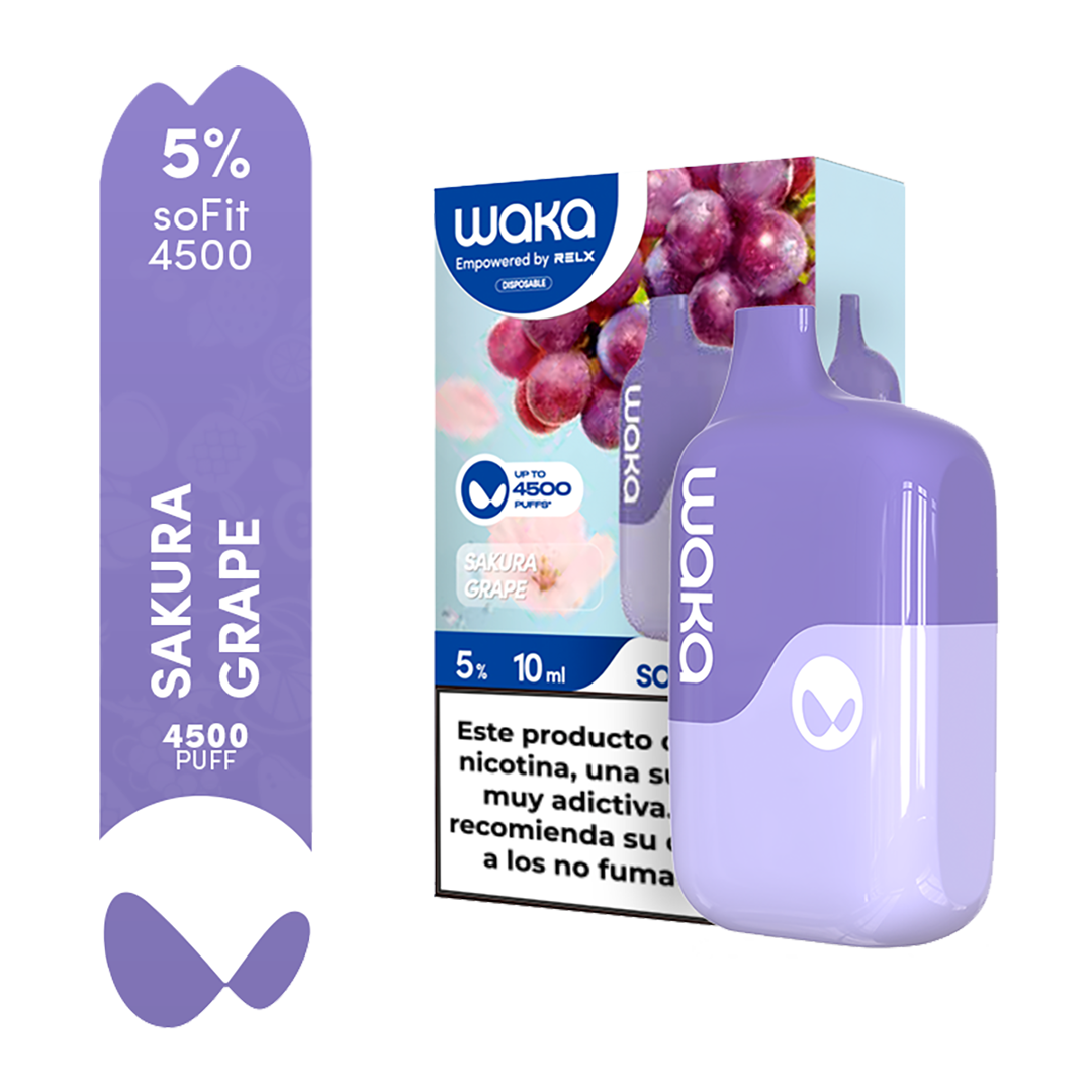 Waka - Sakura Grape - 4500 Taffs 5%