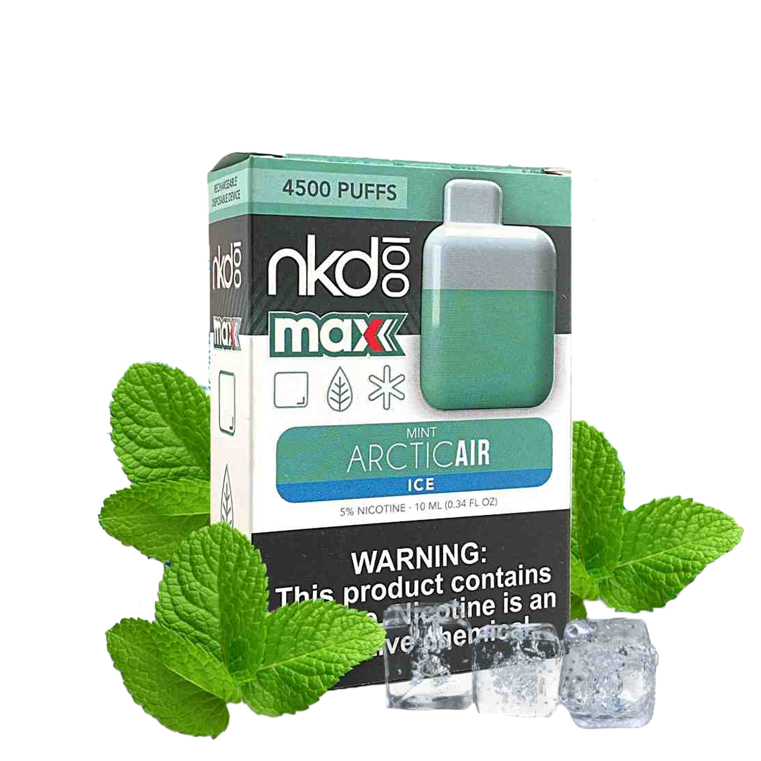 NKD 100 Max 4500 Tafs -  ICED MINT ARCTIC AIR - E-cigarette Jetable 5%